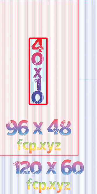40-inx10-in Coroplast Printed in Full Color 1 Side