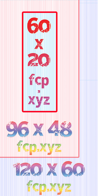 60-inx20-in Coroplast Printed in Full Color 1 Side